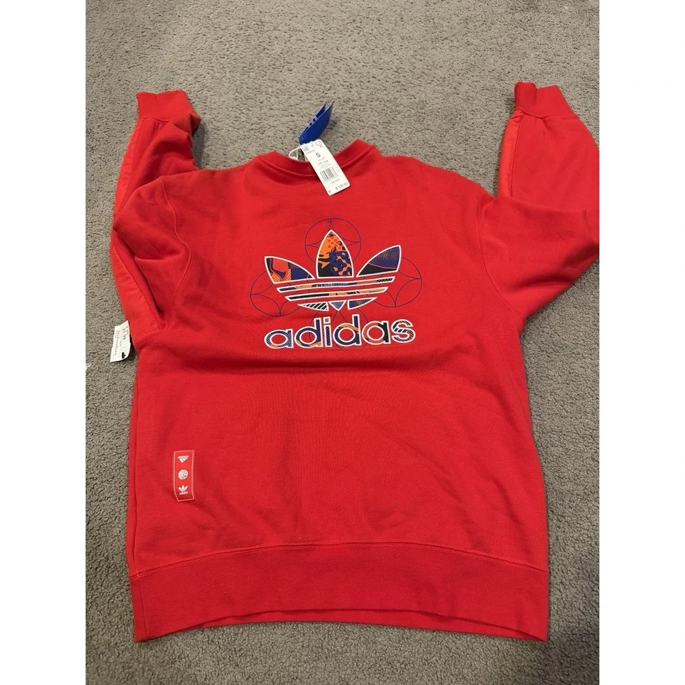 Adidas Sweater Men's‎ Small Cny Crew Series Utility Cargo Pocket Pullover NWT